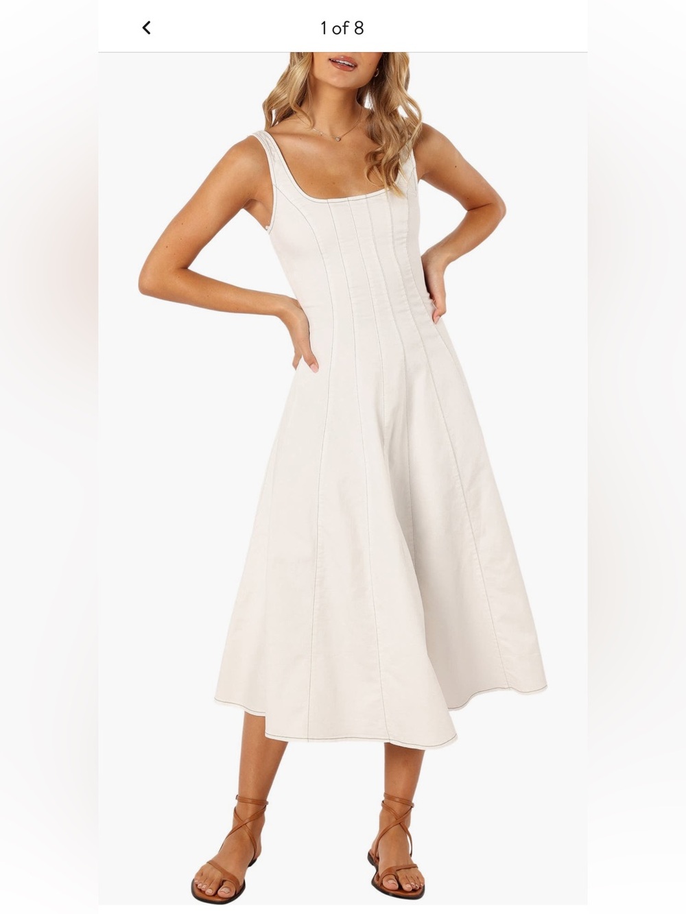 [NWT] Petal & Pup - Una fit & flare midi dress